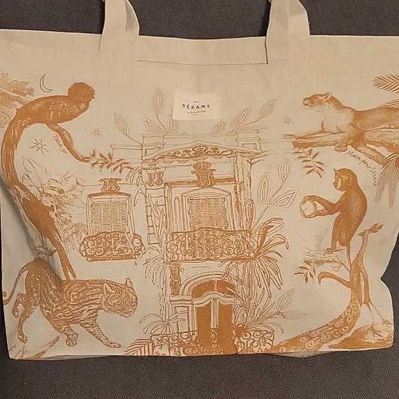 Sezane Canvas Tote - Picture 4 of 5